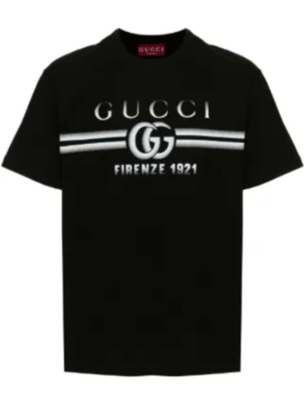 Gucci Black Tee GG Logo